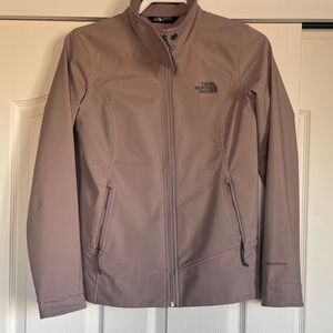 The North Face Women's WindWall Softshell Jacket - Mauve Taupe Sz Small